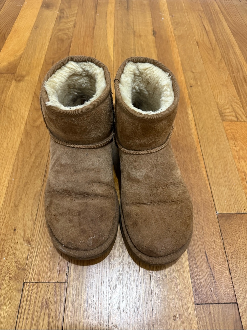 UGG Chestnut Shearling-Lined Slip-On Boot